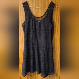 Black lace dress